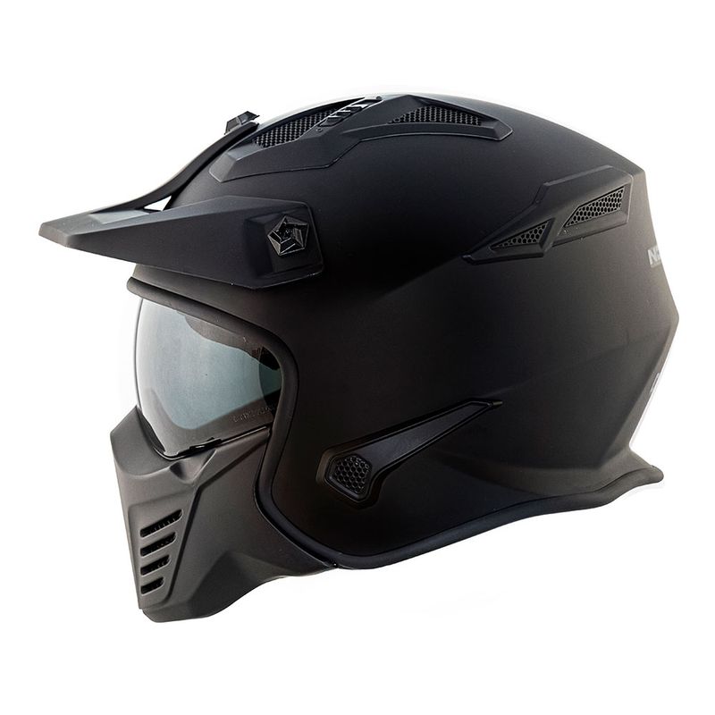 CAPACETE NORISK DARTH MONOCOLOR PRETO FOSCO