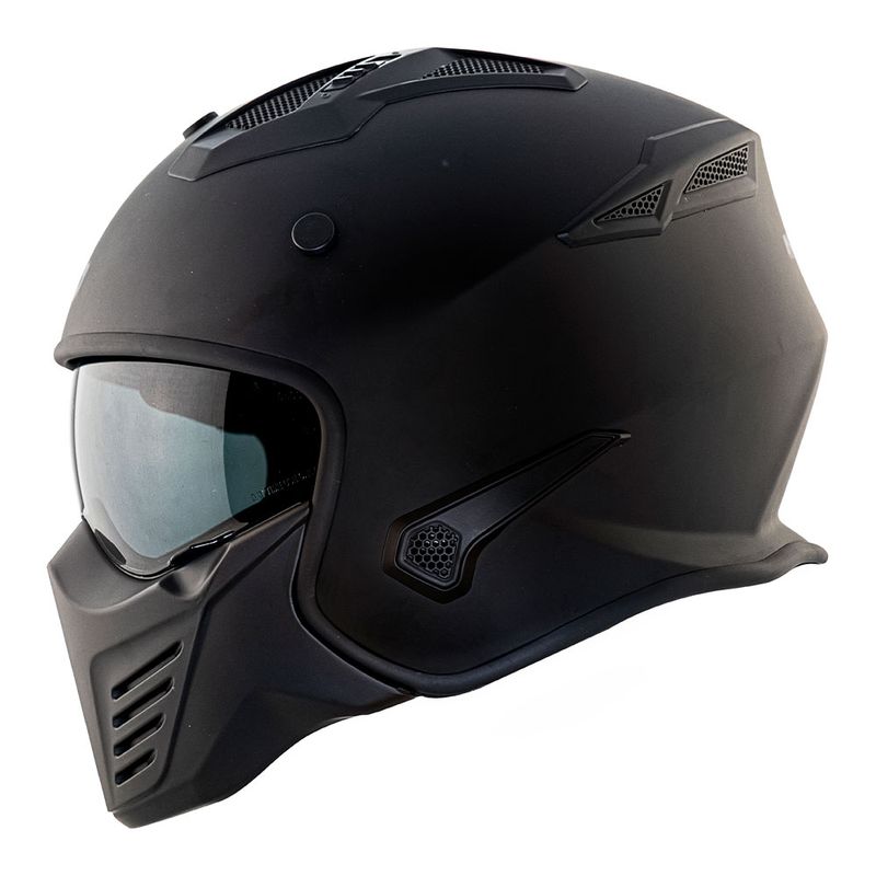 CAPACETE NORISK DARTH MONOCOLOR PRETO FOSCO