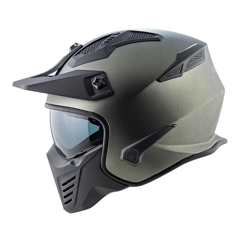 CAPACETE NORISK DARTH MONOCOLOR CINZA FOSCO