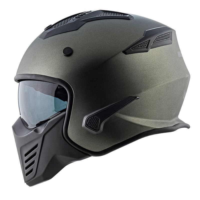 CAPACETE NORISK DARTH MONOCOLOR CINZA FOSCO