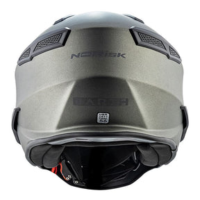 CAPACETE NORISK DARTH MONOCOLOR CINZA FOSCO