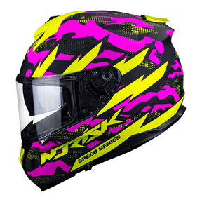 CAPACETE NORISK STRADA COMMANDO ROSA