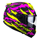 CAPACETE NORISK STRADA COMMANDO ROSA