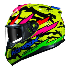 CAPACETE NORISK STRADA COMMANDO AMARELO