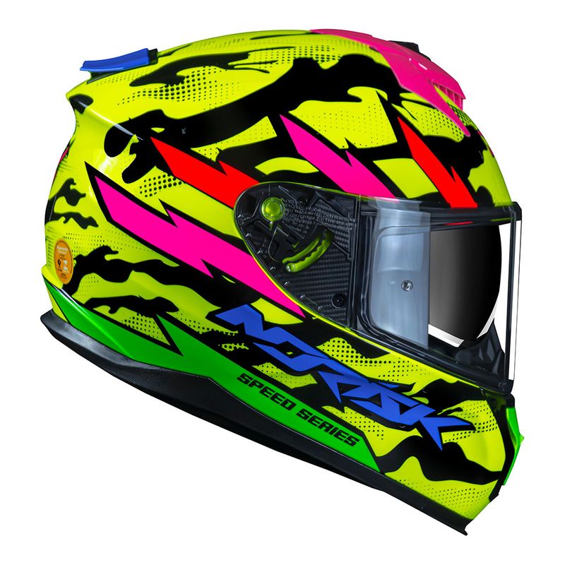 CAPACETE NORISK STRADA COMMANDO AMARELO