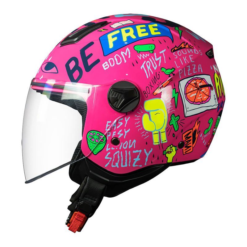 CAPACETE NORISK ORION FREE ROSA