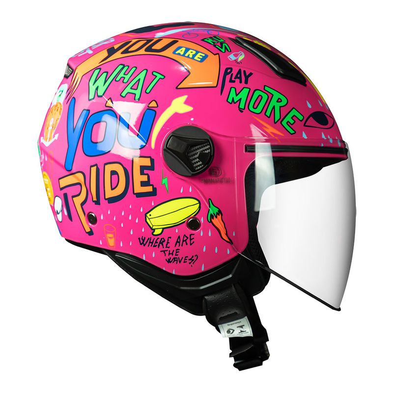 CAPACETE NORISK ORION FREE ROSA