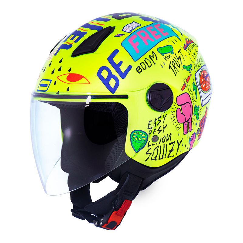 CAPACETE NORISK ORION FREE AMARELO