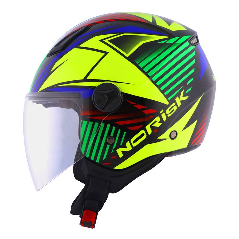 CAPACETE NORISK ORION MOSAIC AMARELO