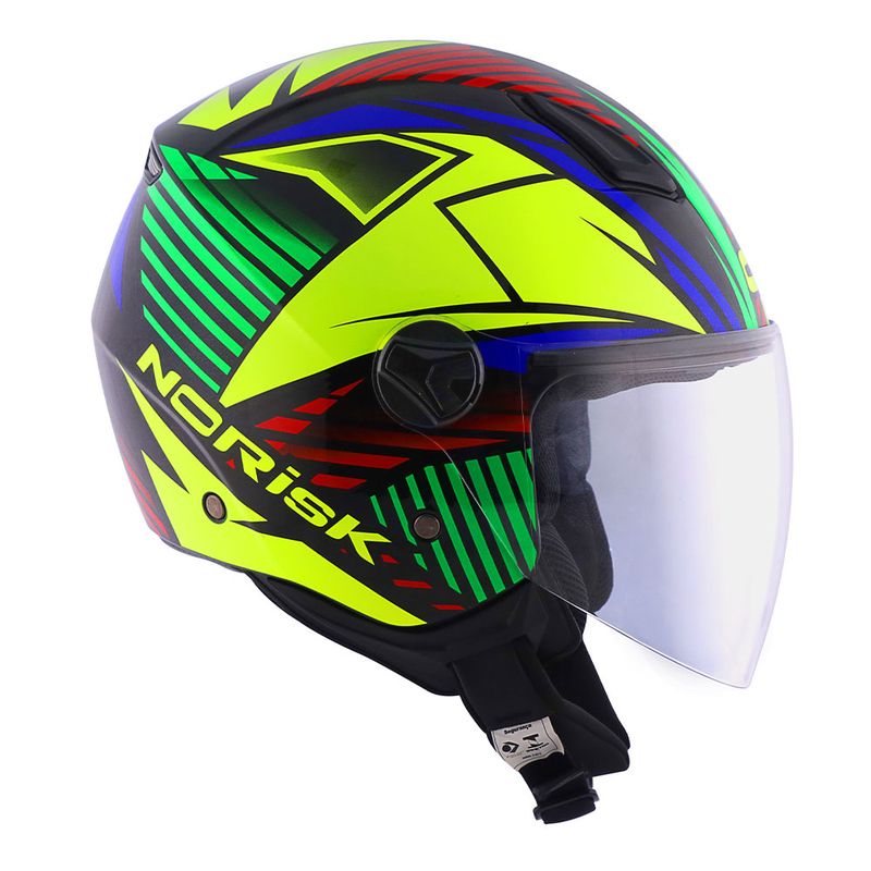 CAPACETE NORISK ORION MOSAIC AMARELO