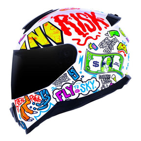 CAPACETE NORISK RAZOR VIBES BRANCO