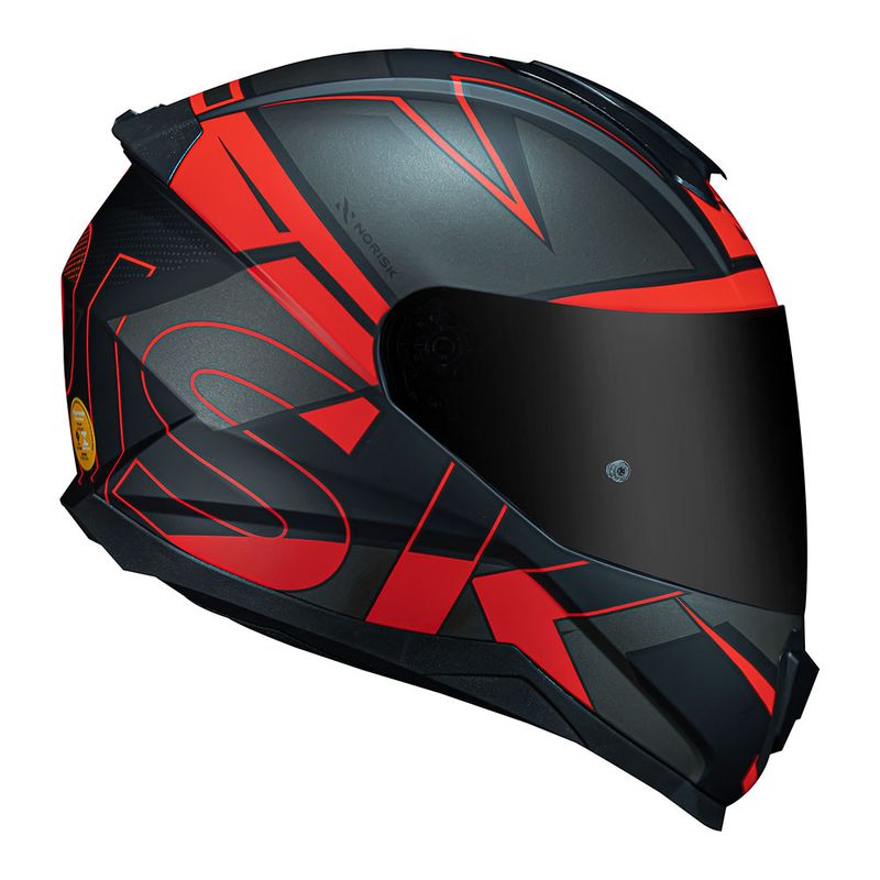 CAPACETE NORISK RAZOR AXIAL VERMELHO