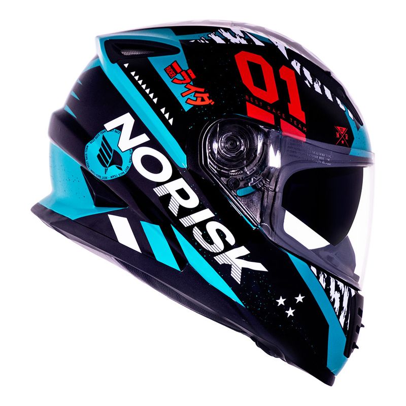 CAPACETE NORISK SOUL TOKYO PRETO