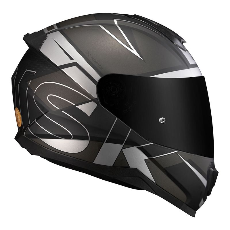 CAPACETE NORISK RAZOR AXIAL CINZA