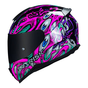 CAPACETE NORISK RAZOR PARASITE ROSA