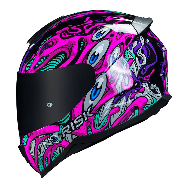 CAPACETE NORISK RAZOR PARASITE ROSA