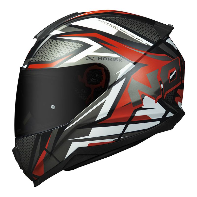 CAPACETE NORISK CAPACETE RAZOR SHARP VERMELHO