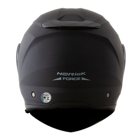 CAPACETE NORISK FORCE MONOCOLOR PRETO FOSCO