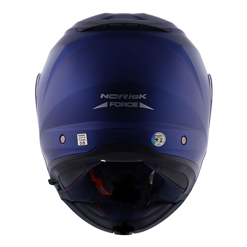 CAPACETE NORISK FORCE MONOCOLOR AZUL FOSCO