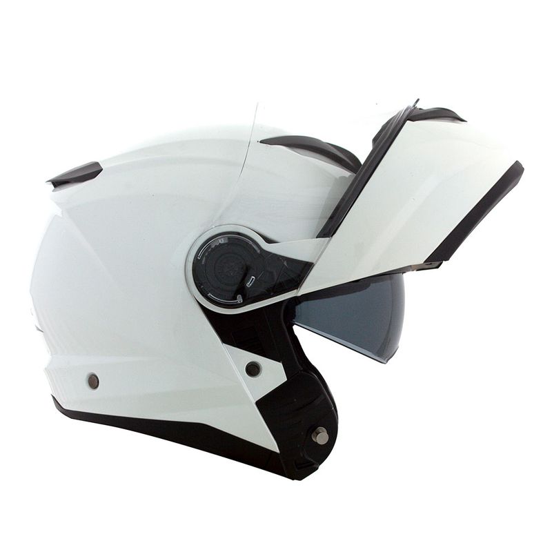 CAPACETE NORISK FORCE MONOCOLOR BRANCO