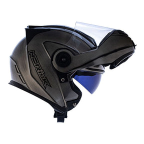 CAPACETE NORISK ROUTE FF345 IRON CHROME