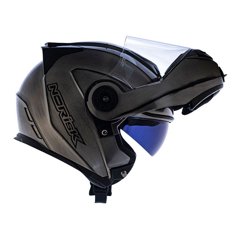 CAPACETE NORISK ROUTE FF345 IRON CHROME