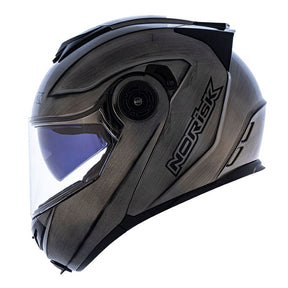 CAPACETE NORISK ROUTE FF345 IRON CHROME