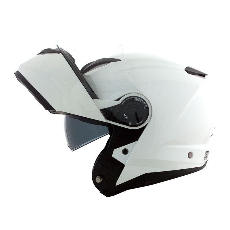 CAPACETE NORISK FORCE MONOCOLOR BRANCO