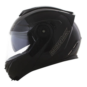 CAPACETE NORISK ROUTE FF345 MONOCOLOR PRETO