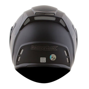 CAPACETE NORISK ROUTE FF345 MONOCOLOR PRETO FOSCO