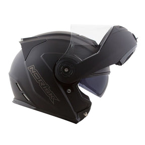 CAPACETE NORISK ROUTE FF345 MONOCOLOR PRETO FOSCO