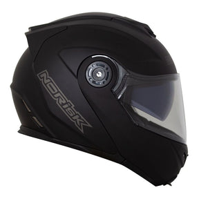 CAPACETE NORISK ROUTE FF345 MONOCOLOR PRETO FOSCO