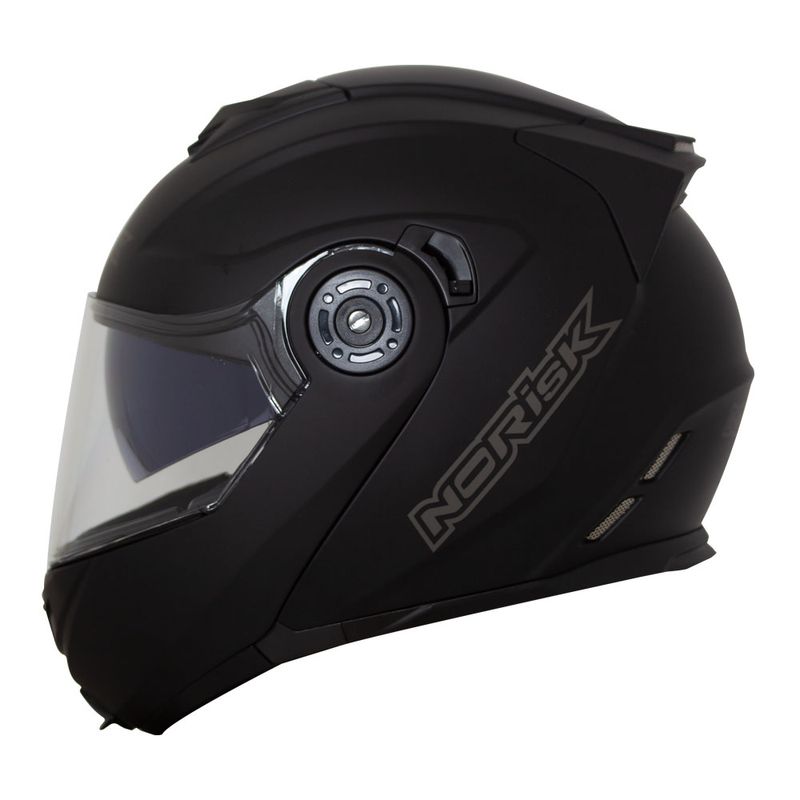 CAPACETE NORISK ROUTE FF345 MONOCOLOR PRETO FOSCO