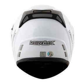 CAPACETE NORISK ROUTE FF345 MONOCOLOR BRANCO