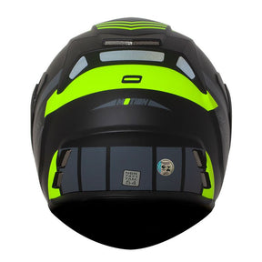 CAPACETE NORISK ROUTE FF345 MOTION PRETO FOSCO/AMARELO