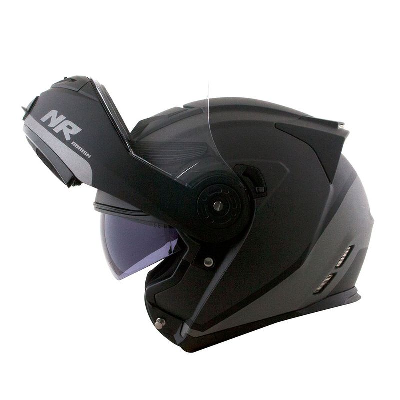 CAPACETE NORISK ROUTE FF345 CHANCE PRETO FOSCO