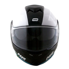 CAPACETE NORISK ROUTE FF345 CHANCE BRANCO/AZUL