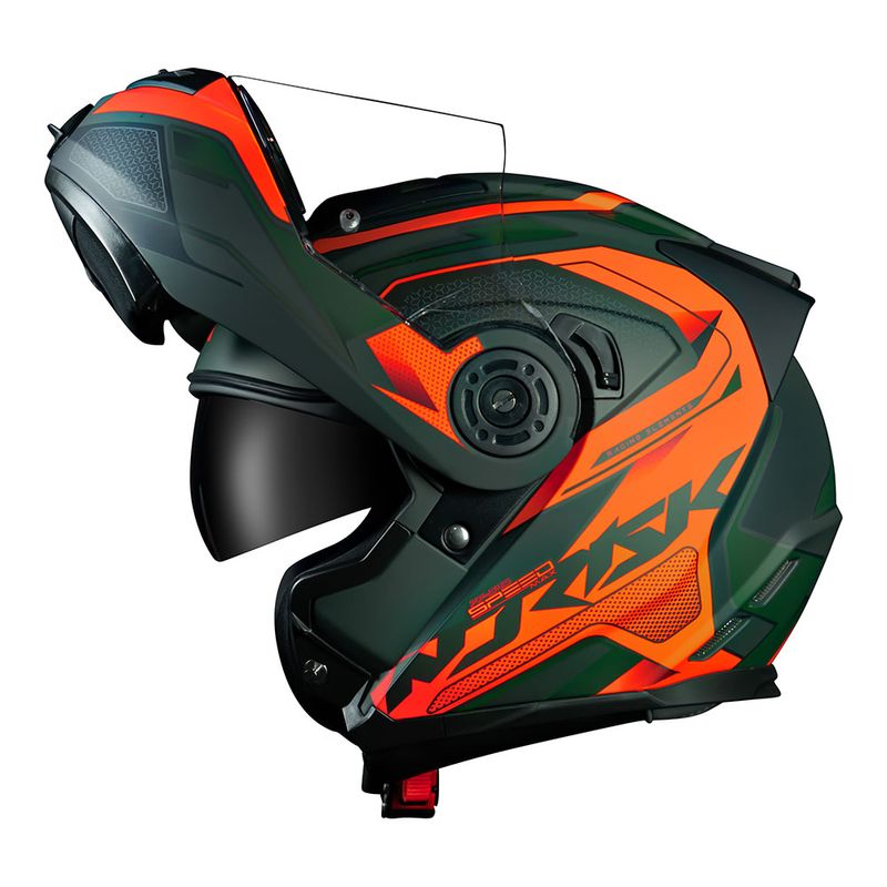 CAPACETE NORISK ROUTE FF345 SPEEDMAX LARANJA