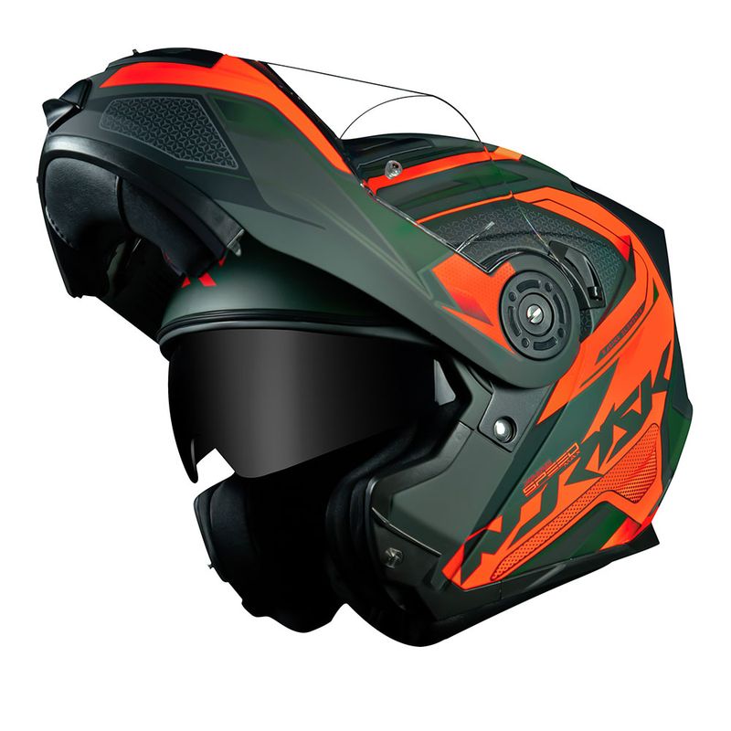 CAPACETE NORISK ROUTE FF345 SPEEDMAX LARANJA