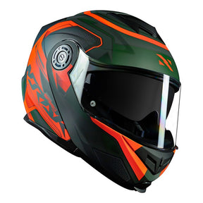 CAPACETE NORISK ROUTE FF345 SPEEDMAX LARANJA