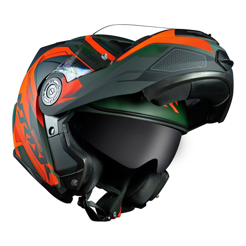 CAPACETE NORISK ROUTE FF345 SPEEDMAX LARANJA