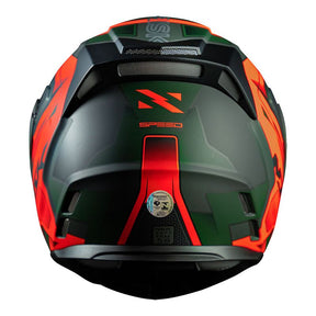 CAPACETE NORISK ROUTE FF345 SPEEDMAX LARANJA