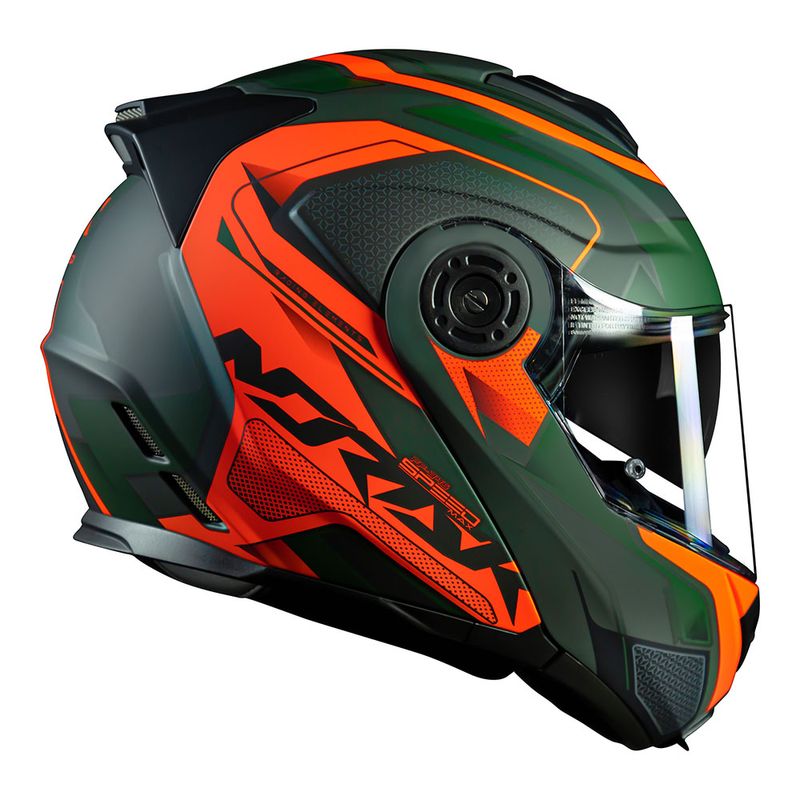 CAPACETE NORISK ROUTE FF345 SPEEDMAX LARANJA