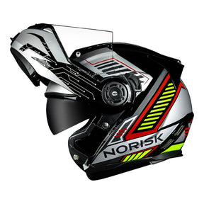 CAPACETE NORISK ROUTE FF345 CHARGE CINZA