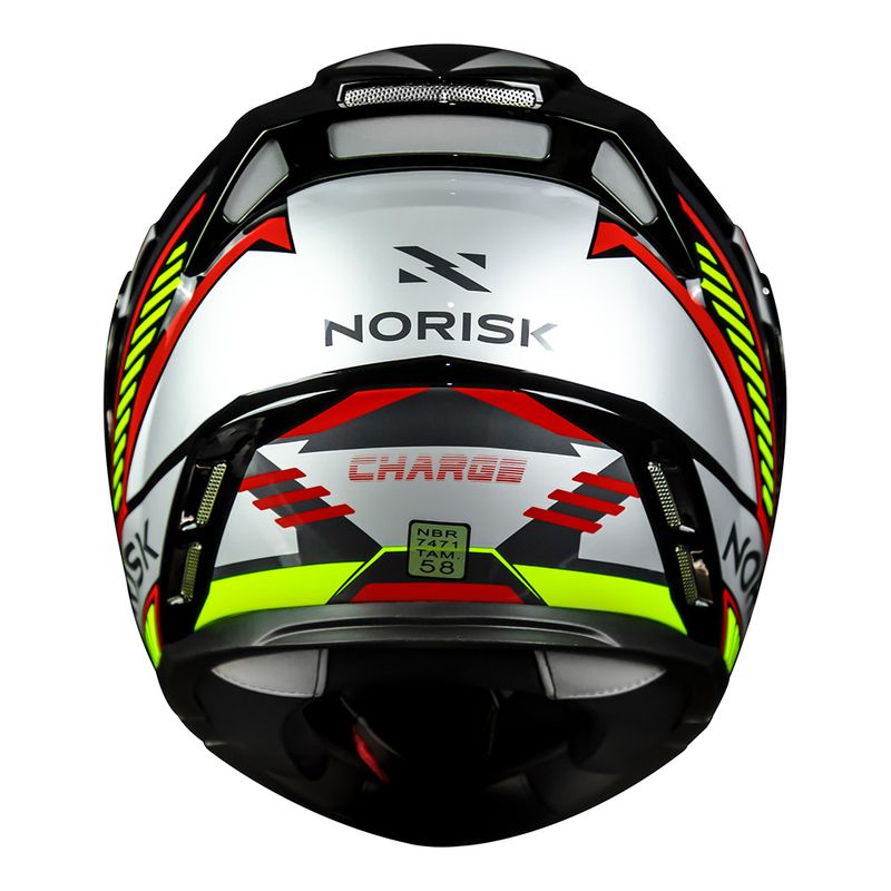 CAPACETE NORISK ROUTE FF345 CHARGE CINZA