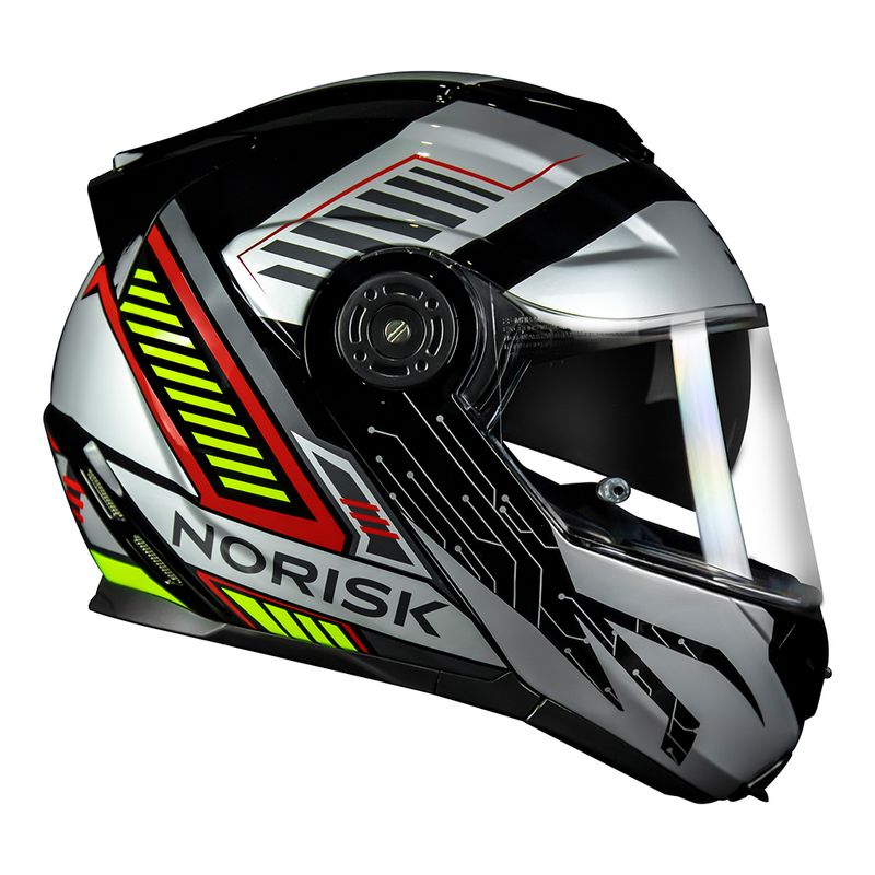 CAPACETE NORISK ROUTE FF345 CHARGE CINZA