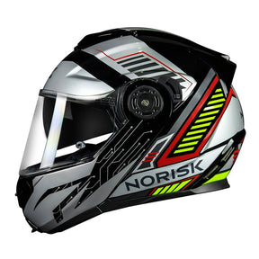 CAPACETE NORISK ROUTE FF345 CHARGE CINZA