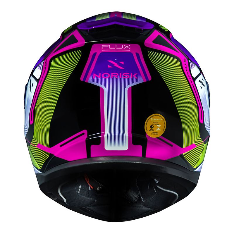 CAPACETE NORISK STRADA FLUX ROSA