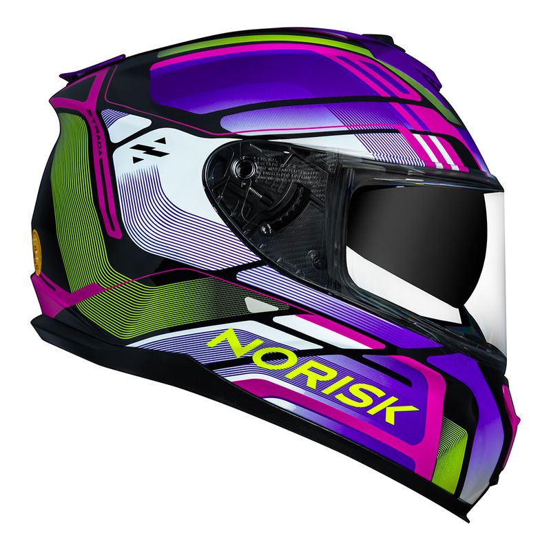 CAPACETE NORISK STRADA FLUX ROSA