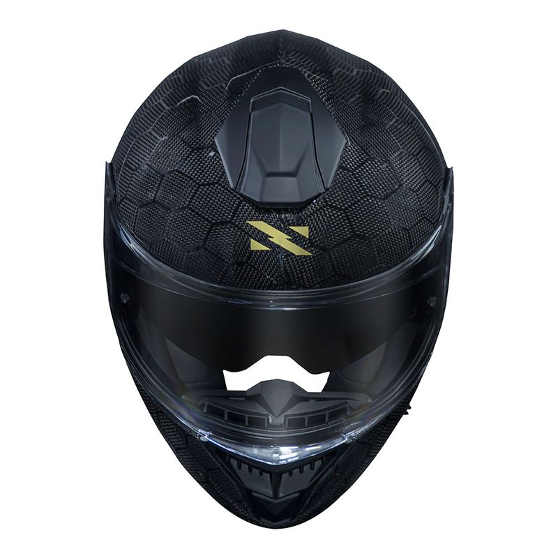 CAPACETE NORISK VIPER GT SNAKE CARBON DOURADO